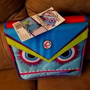 Monster 3 ring binder with removable laptop case.